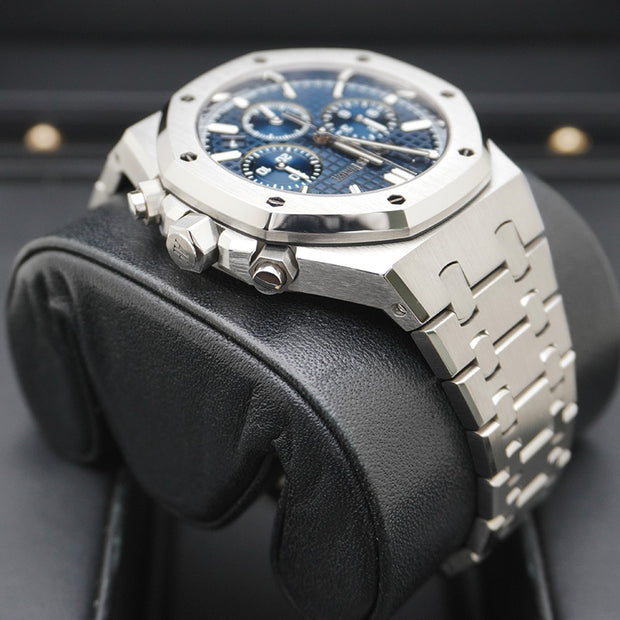 Audemars Piguet Royal Oak Chronograph 38mm 26715ST.OO.1356ST.01 Blue Dial Pre-Owned