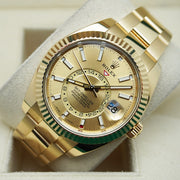 Rolex Sky-Dweller 42mm Yellow Gold 326938 Champagne Dial