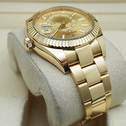 Rolex Sky-Dweller 42mm Yellow Gold 326938 Champagne Dial