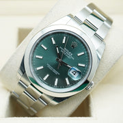 Rolex Datejust 41mm Mint Green Dial Smooth Bezel 126300