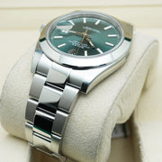 Rolex Datejust 41mm Mint Green Dial Smooth Bezel 126300