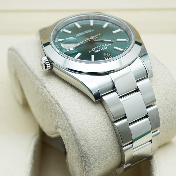 Rolex Datejust 41mm Mint Green Dial Smooth Bezel 126300