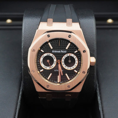 Audemars Piguet Royal Oak "Owl" Day-Date 39mm 26330OR Black Dial Pre-Owned