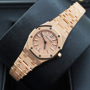 Audemars Piguet Royal Oak Mini Frosted Quartz 23mm Rose Dial 67630OR