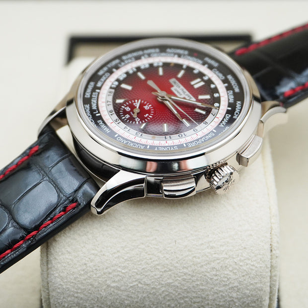 Patek Philippe World Time Chronograph Complication 39mm 5930G Red Dial