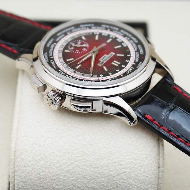 Patek Philippe World Time Chronograph Complication 39mm 5930G Red Dial