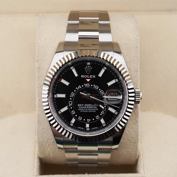 Rolex Sky-Dweller 42mm Stainless Steel 326934 Black Dial
