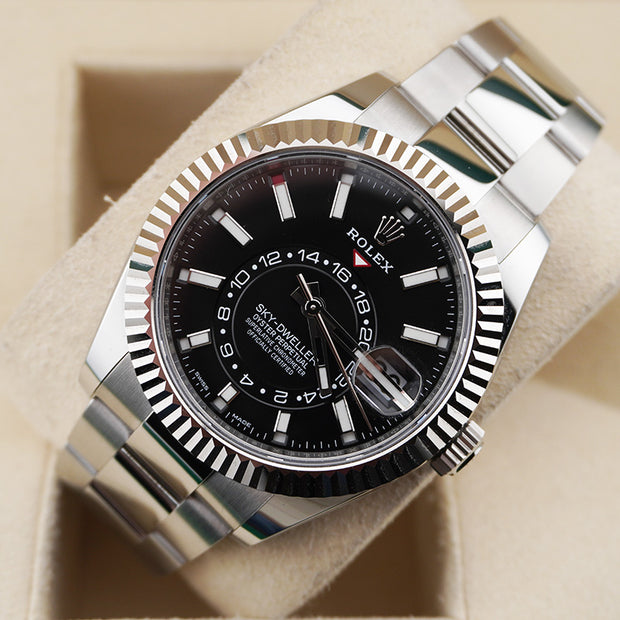Rolex Sky-Dweller 42mm Stainless Steel 326934 Black Dial