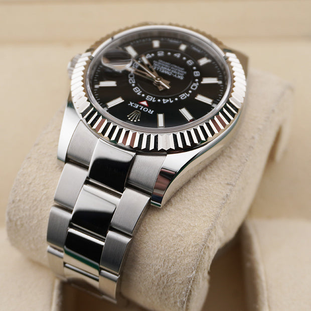 Rolex Sky-Dweller 42mm Stainless Steel 326934 Black Dial