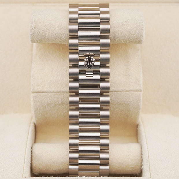 Rolex Day-Date 40 Presidential 228239 Fluted Bezel Blue Dial