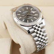Rolex Datejust 41mm Slate Dial Fluted Bezel 126334