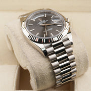 Rolex Day-Date 40 White Gold Slate Dial 228239