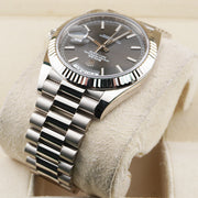 Rolex Day-Date 40 White Gold Slate Dial 228239