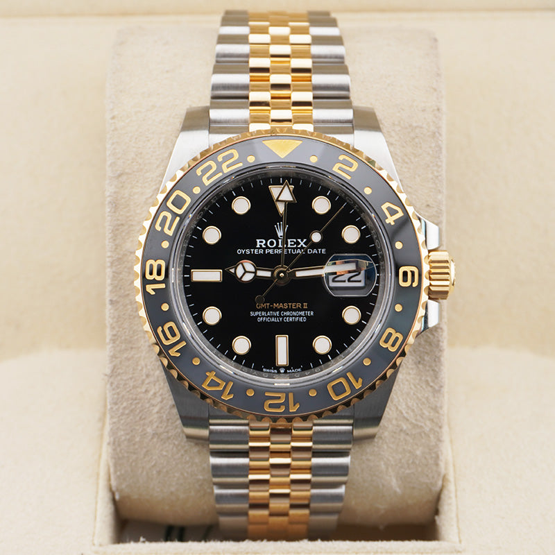 Buy Rolex GMT-Master II 40mm Black Dial | 126713GRNR | FCT