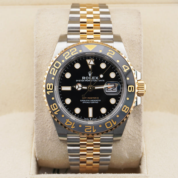 Rolex GMT-Master II 40mm 126713GRNR Black Dial
