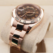 Rolex Sky-Dweller 42mm 326935 Chocolate Arabic Dial Pre-Owned