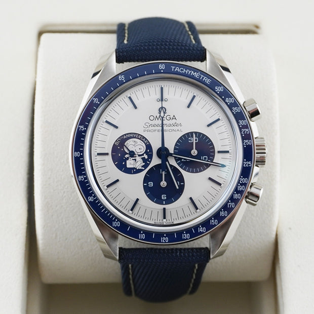 Omega Speedmaster Anniversary Series Co-Axial Master Chronometer Chronograph 42mm 310.32.42.50.02.001 "Silver Snoopy Award"