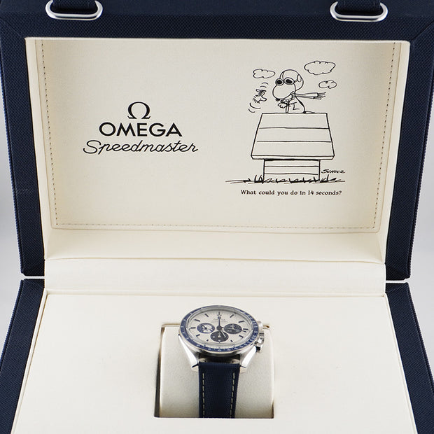 Omega Speedmaster Anniversary Series Co-Axial Master Chronometer Chronograph 42mm 310.32.42.50.02.001 "Silver Snoopy Award"