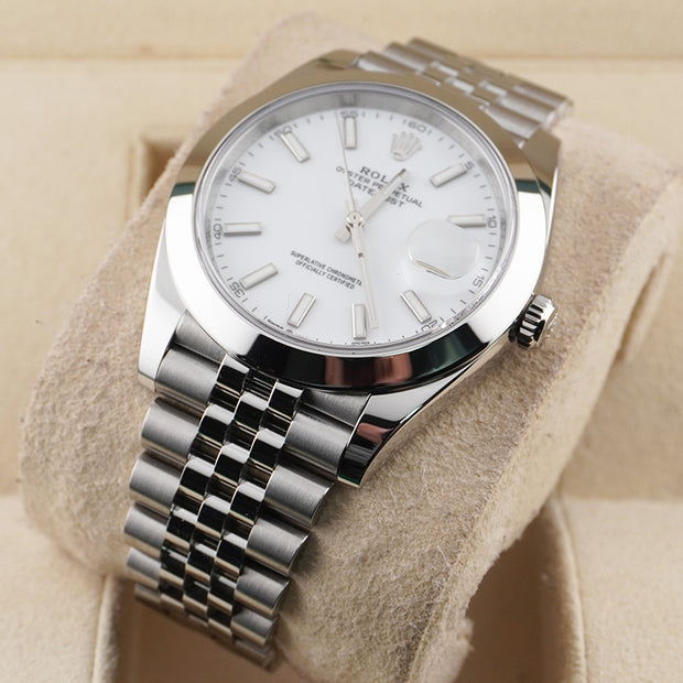 Rolex Date-Just 41mm 126300 Silver Dial