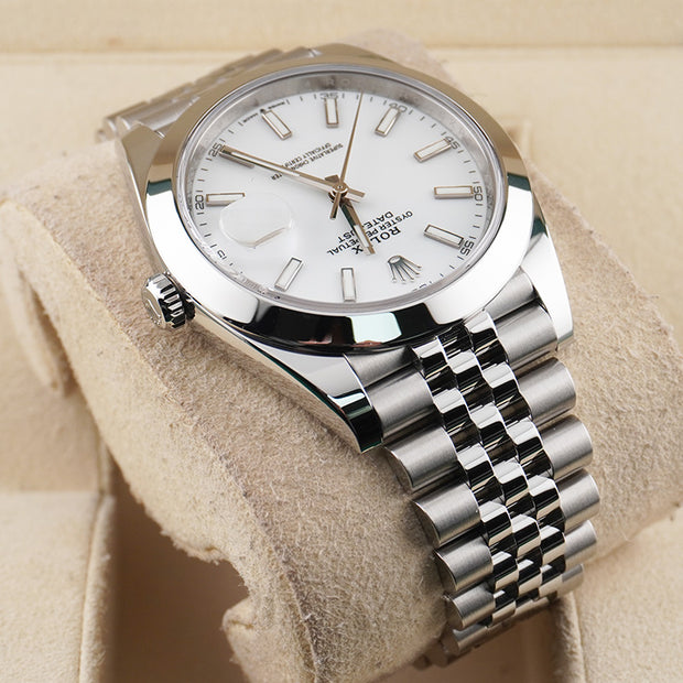 Rolex Date-Just 41mm 126300 Silver Dial