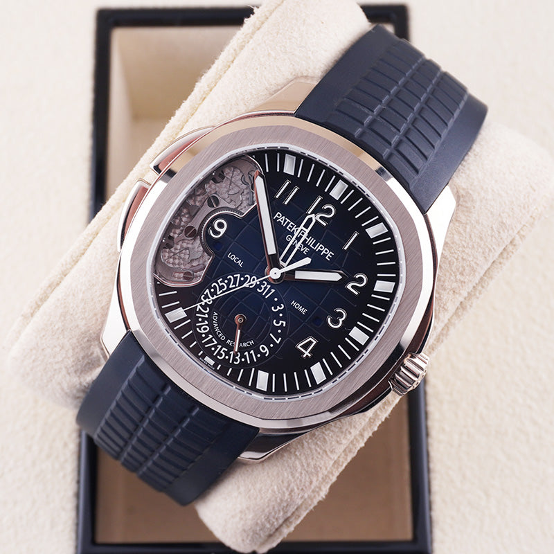 【未使用】PATEK PHILIPPE＊ゴルフセット Patek Philippe Aquanaut Travel Time Advance Research 5650G White Gold