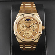 Audemars Piguet Royal Oak Perpetual Calendar Ultra-Thin 41mm Yellow Dial 26586BA
