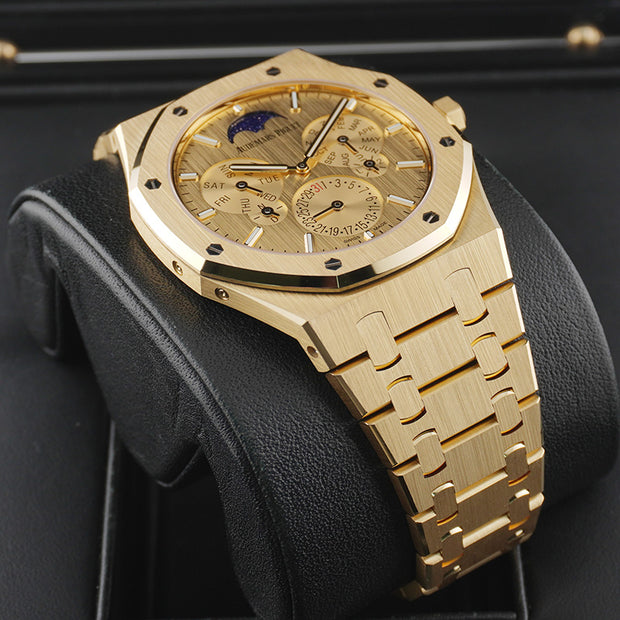Audemars Piguet Royal Oak Perpetual Calendar Ultra-Thin 41mm Yellow Dial 26586BA