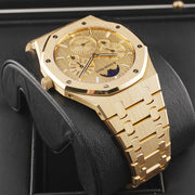 Audemars Piguet Royal Oak Perpetual Calendar Ultra-Thin 41mm Yellow Dial 26586BA