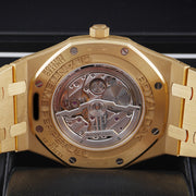 Audemars Piguet Royal Oak Perpetual Calendar Ultra-Thin 41mm Yellow Dial 26586BA