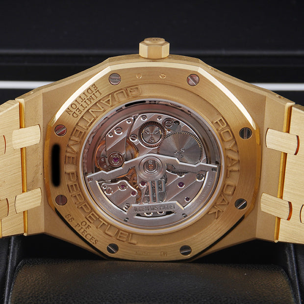 Audemars Piguet Royal Oak Perpetual Calendar Ultra-Thin 41mm Yellow Dial 26586BA