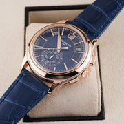Patek Philippe Annual Calendar Chronograph Complication 42mm 5905R Blue Dial