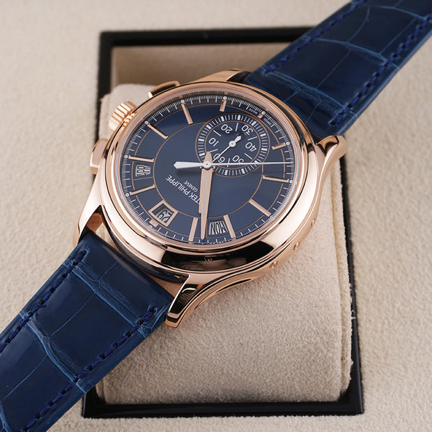 Patek Philippe Annual Calendar Chronograph Complication 42mm 5905R Blue Dial