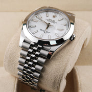 Rolex Datejust 41mm White Dial Smooth Bezel 126300