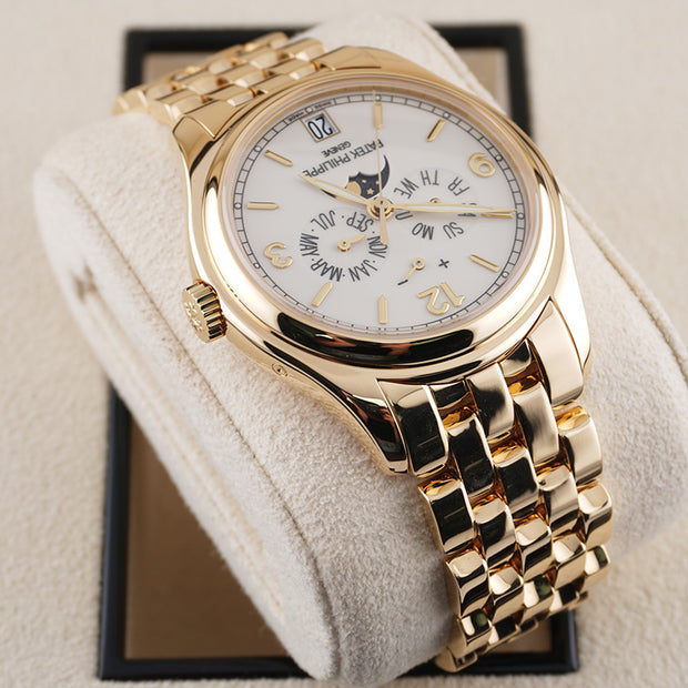 Patek Philippe Annual Calendar Complication 38mm 5146/1J Ivory Dial Pre-Owned