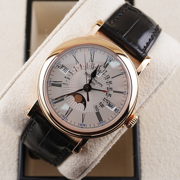 Patek Philippe Grand Complications Perpetual Calendar Moon Phase 38mm 5159R White Dial
