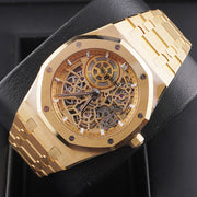 Audemars Piguet Royal Oak Jumbo 16204BA.OO.1240BA.01 Extra-Thin Yellow Gold Openworked 39mm