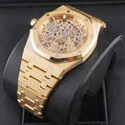 Audemars Piguet Royal Oak Jumbo 16204BA.OO.1240BA.01 Extra-Thin Yellow Gold Openworked 39mm