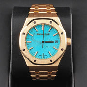 Audemars Piguet Royal Oak Selfwinding 37mm 15550BA.OO.1356BA.01 Turquoise Dial