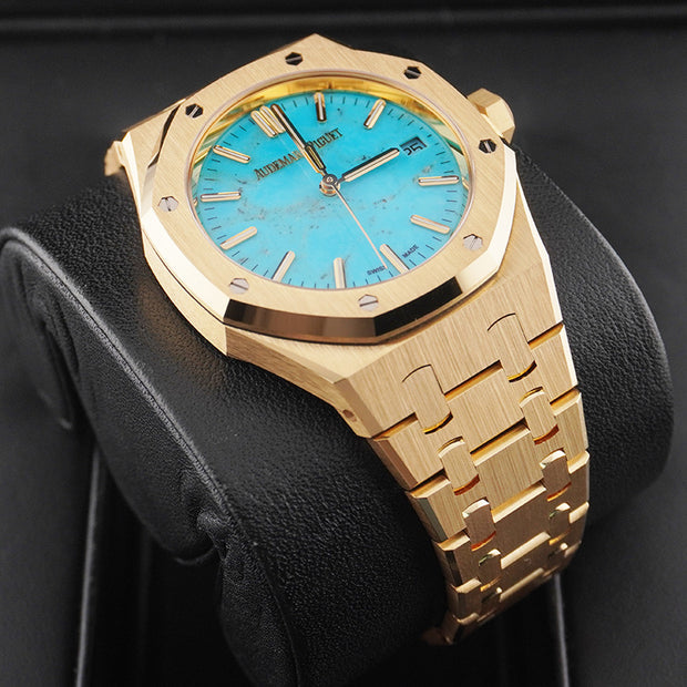 Audemars Piguet Royal Oak Selfwinding 37mm 15550BA.OO.1356BA.01 Turquoise Dial