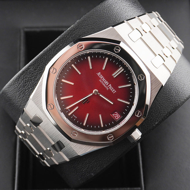 Audemars Piguet Royal Oak Jumbo 16202XT.OO.1240XT.01 Extra-Thin Titanium Burgundy Dial