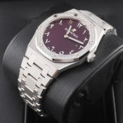 Audemars Piguet Royal Oak Quartz 33mm 67651BC Burgundy Arabic Dial