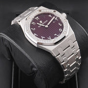 Audemars Piguet Royal Oak Quartz 33mm 67651BC Burgundy Arabic Dial