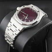 Audemars Piguet Royal Oak Quartz 33mm 67651BC Burgundy Arabic Dial