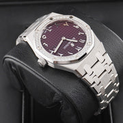Audemars Piguet Royal Oak Quartz 33mm 67651BC Burgundy Arabic Dial