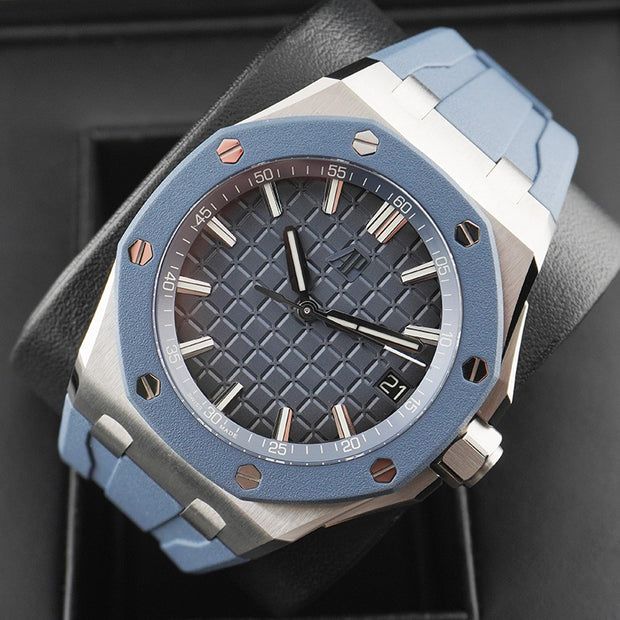 Audemars Piguet Royal Oak Offshore Self Winding Blue Dial 43mm 15605SK