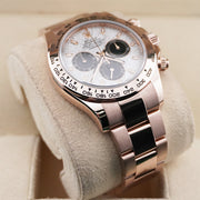 Rolex Daytona 40mm Rose Gold Meteorite Chronograph Dial Watch 116505