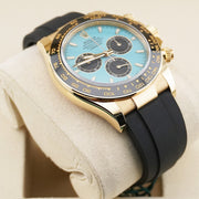 Rolex Daytona 126518LN Yellow Gold Oyster-flex Tiffany Blue Dial