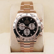 Rolex Daytona Everose Gold Black And Sundust Dial 126505