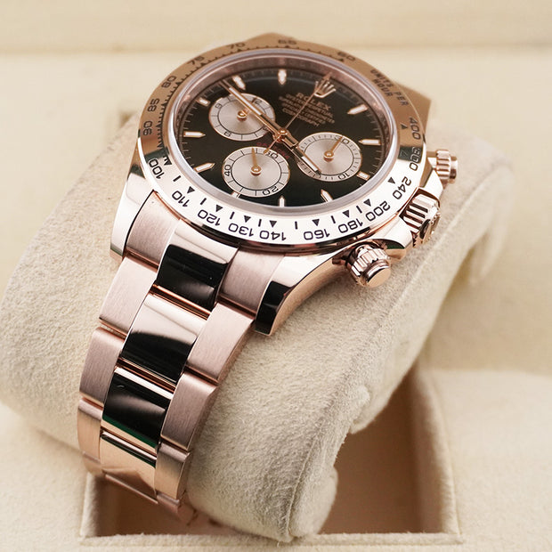 Rolex Daytona Everose Gold Black And Sundust Dial 126505