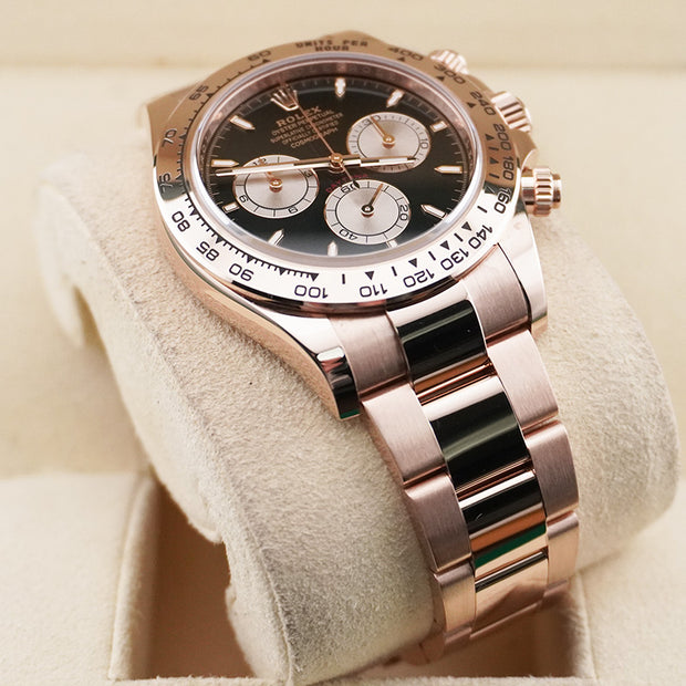 Rolex Daytona Everose Gold Black And Sundust Dial 126505